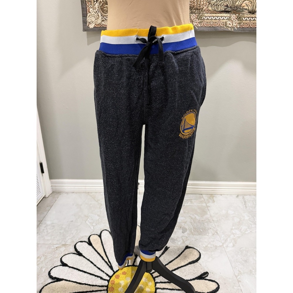 Golden State Warriors Pants Womens Small Gray NBA Basketball Joggers Fan